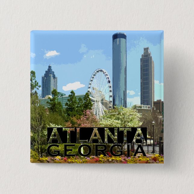 Atlanta Pinback Button (Front)