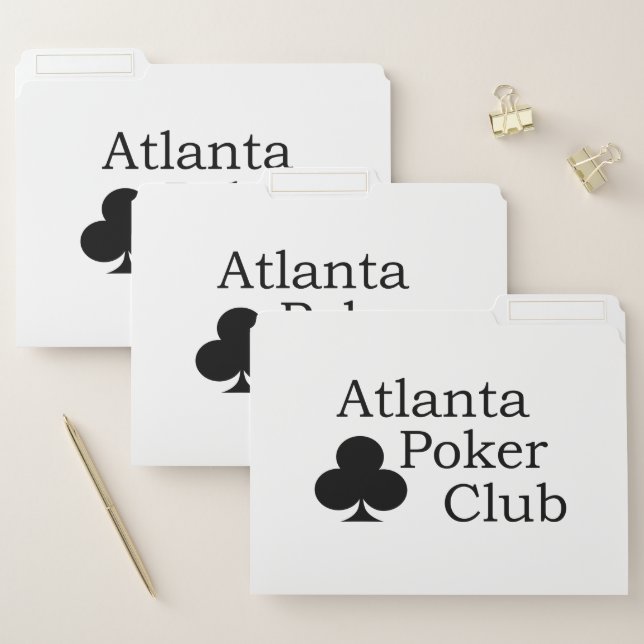 Atlanta Poker Club File Folders (Set)