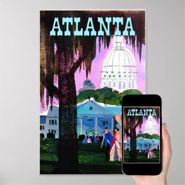 Atlanta Poster Zazzle