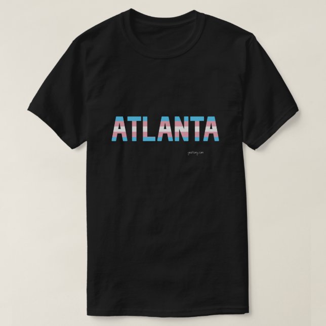 Atlanta Pride Transgender Flag  T-Shirt (Design Front)