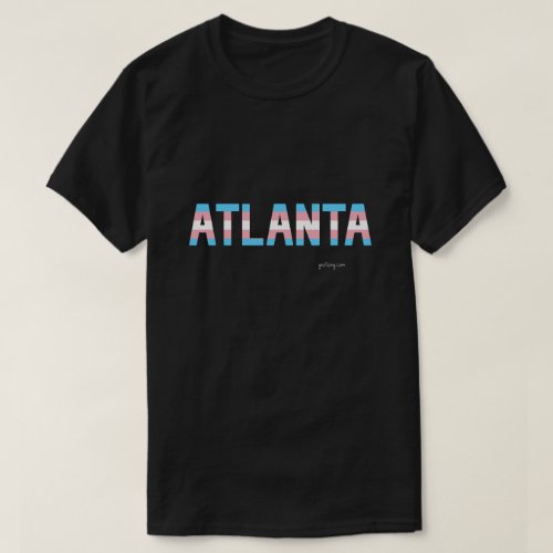 Atlanta Pride Transgender Flag T Shirt 