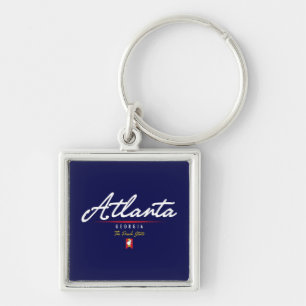 Atlanta Script Keychain