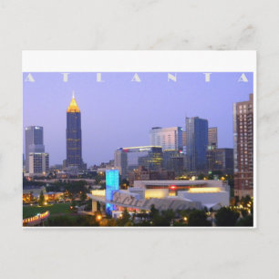 Atlanta Skyline (1) Postcard