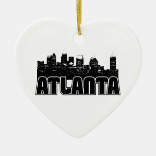 Atlanta Skyline Ceramic Ornament