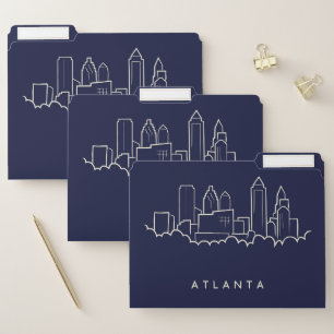 Atlanta Skyline File Folder