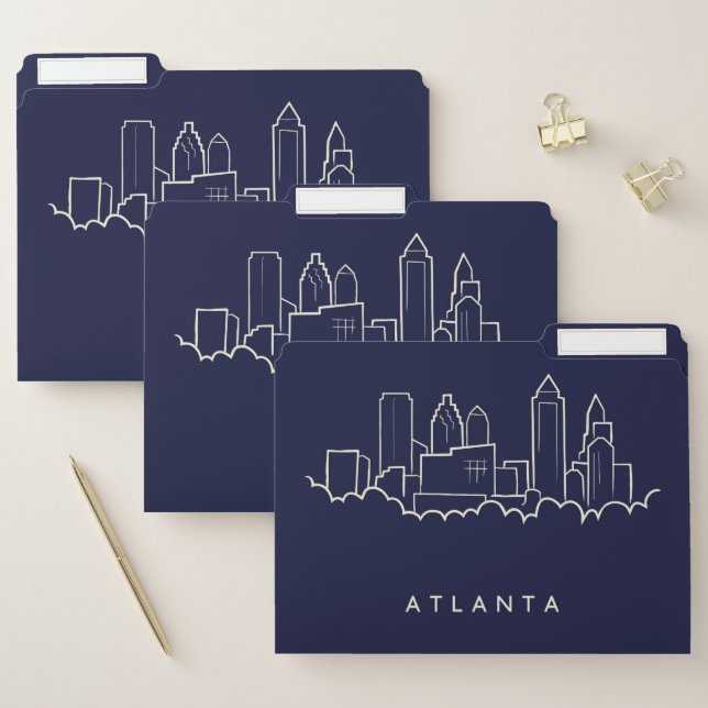 Atlanta Skyline File Folder (Set)