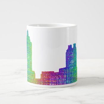 Atlanta Skyline Giant Coffee Mug by ZYDDesign at Zazzle