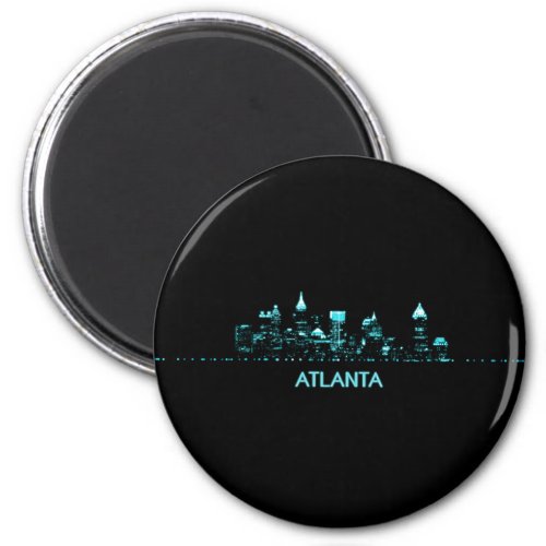 Atlanta Skyline Magnet