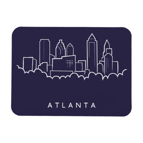 Atlanta Skyline Magnet