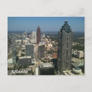 Atlanta skyline postcard