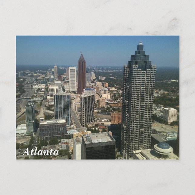 Atlanta skyline postcard (Front)
