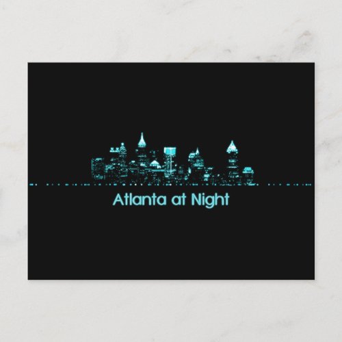 Atlanta Skyline Postcard