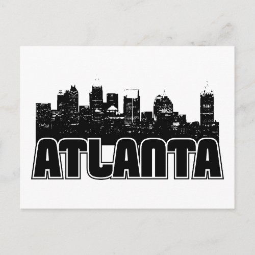 Atlanta Skyline Postcard