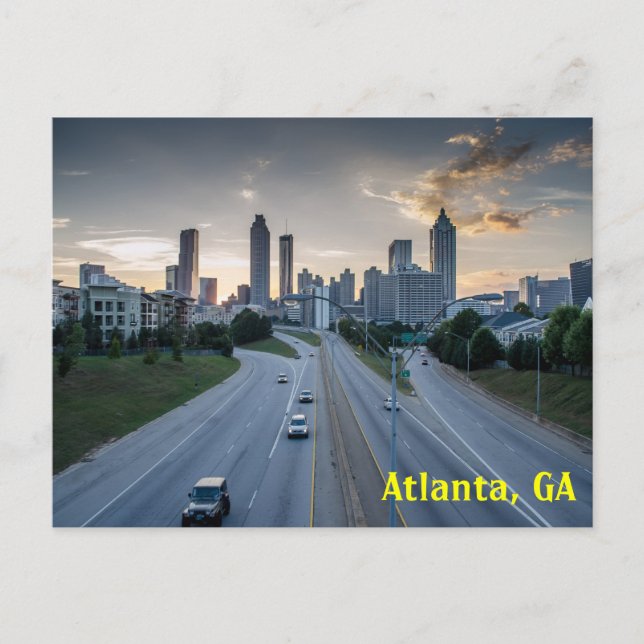 Atlanta Skyline Postcard (Front)