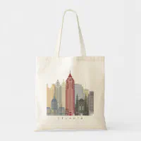 Atlanta Skyline Mini Tote Bag