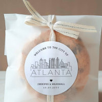 Atlanta Skyline | Wedding Welcome Favor