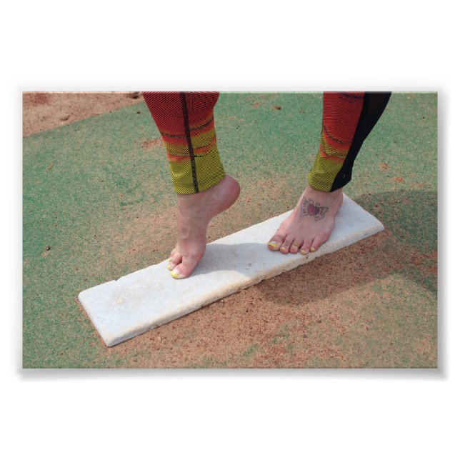 "Atlanta Snow" Feet Photo Print (Front)