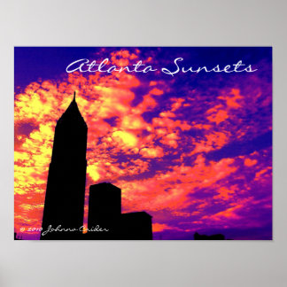 Atlanta Sunsets Poster