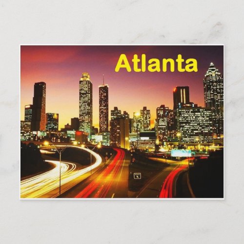 Atlanta USA StK Postcard