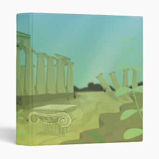 Atlantas cartoon landscape binder