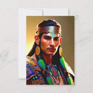Atlantean Shaman Greeting Card