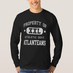 Atlanteans XXL Athletic School Property T-Shirt