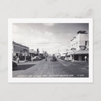 Atlantic Ave., Delray Beach, Florida Vintage Postcard