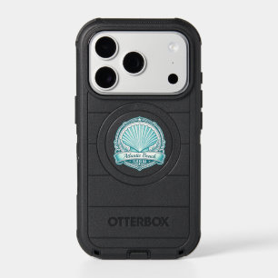 Atlantic Beach FL Coastal Seashell Emblem iPhone 17 Pro Case