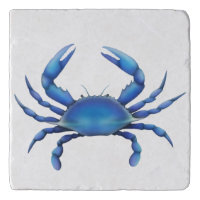 Atlantic Blue Crab Stone Trivet
