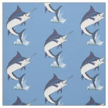 Atlantic Blue Marlin Fabric