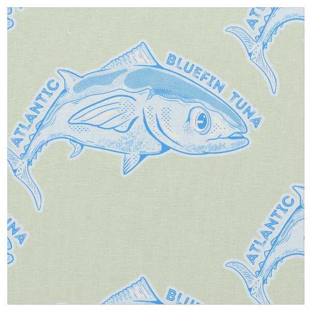 Atlantic bluefin tuna fabric (Close Up)