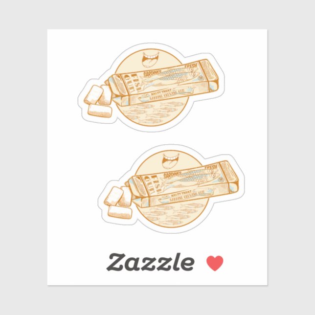 Atlantic bluefin tuna sticker (Sheet)