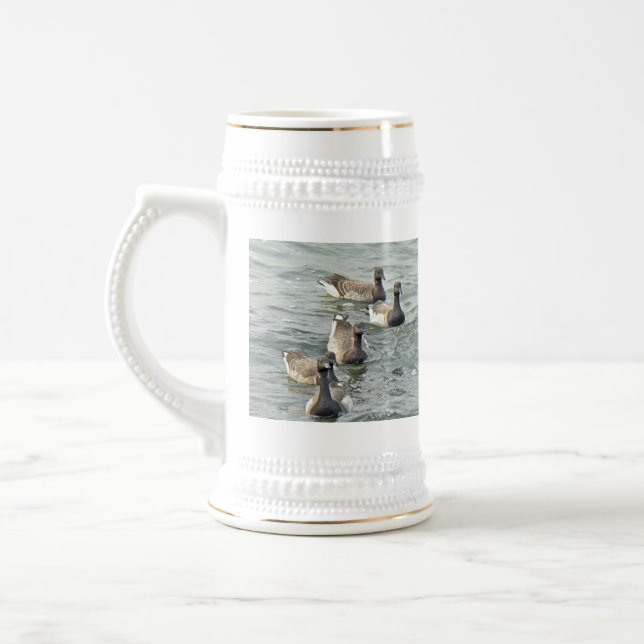 Atlantic Brant Geese Series Beer Stein (Left)
