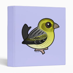 Cute Atlantic Canary Avery Signature Binder 8.5x11
