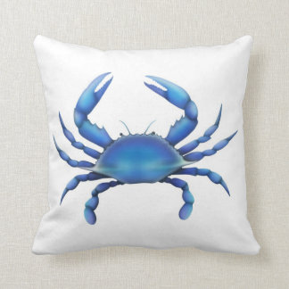 Atlantic Chesapeake Blue Crab Pillow