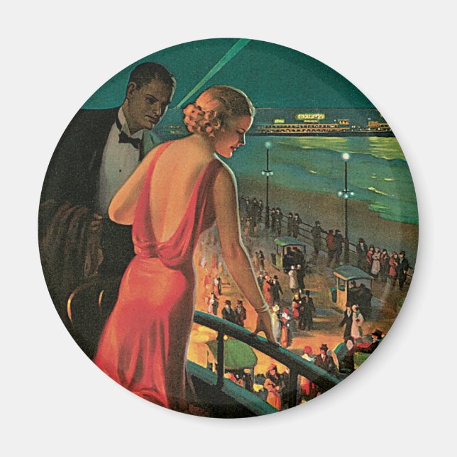 Atlantic City ~ All Year Resort Magnet (Front)