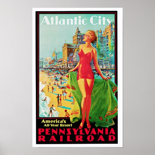 Atlantic City  Americas All Year Playground Poster