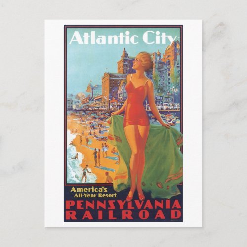 Atlantic City Americas All Year Resort Postcard