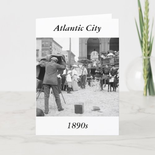 Atlantic City Beach 1890s Card