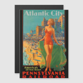 Atlantic City Beach Beauty Vintage Artwork (Front/Back)