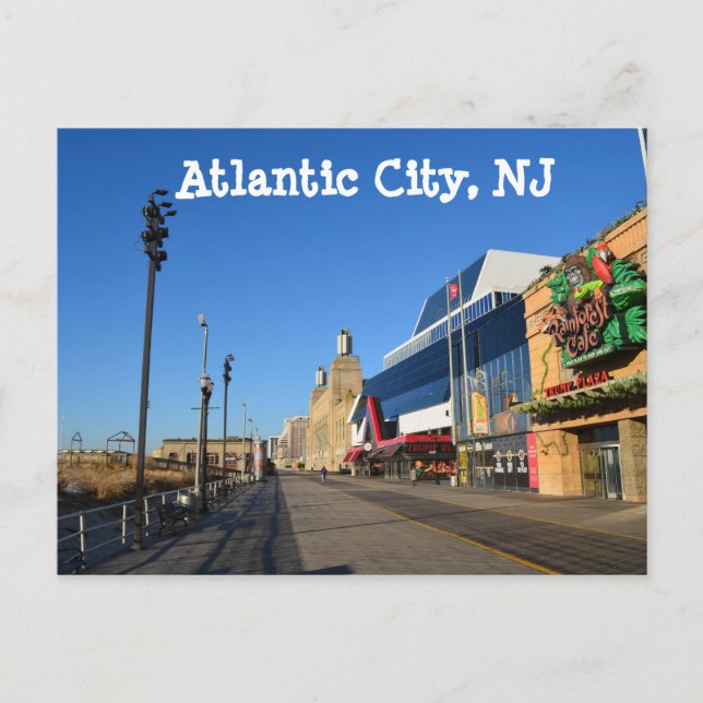 Atlantic City Boardwalk Postcard (Front)