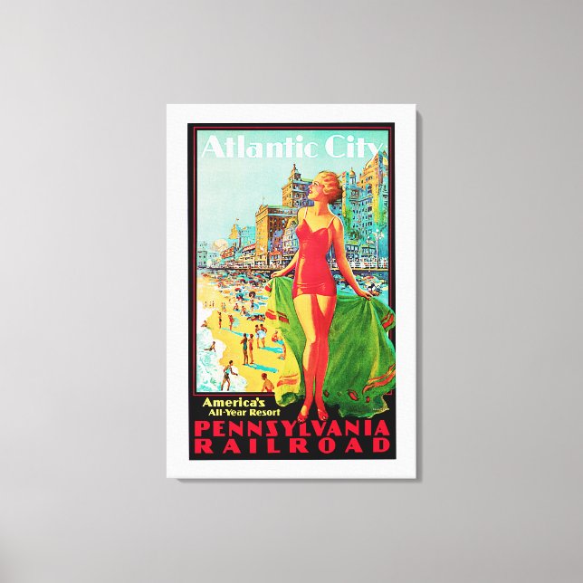 Atlantic City  Canvas Print (Front)