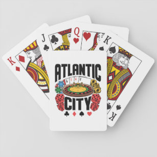 Atlantic City New Jersey Casino Gambling Playing Cards