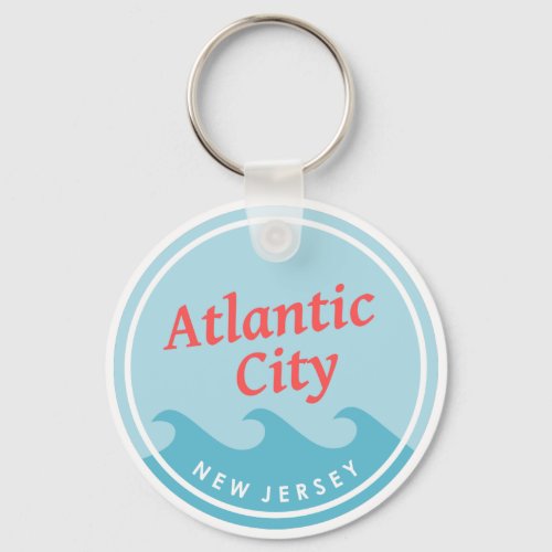 Atlantic City New Jersey Keychain