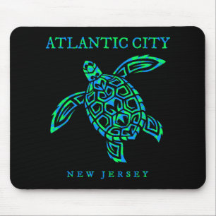 Atlantic City New Jersey Sea Turtle Boys Girls Tod Mouse Pad