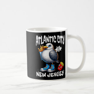 Atlantic City New Jersey Seagull French Fries Funn Coffee Mug