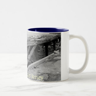 Atlantic City, NJ Boardwalk Two-Tone Coffee Mug