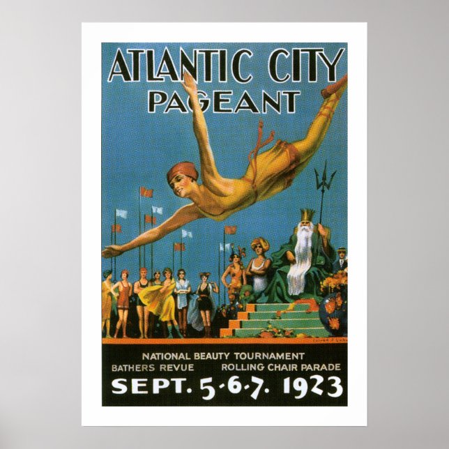 Atlantic City Pageant (border) Poster (Front)