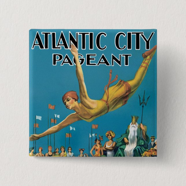Atlantic City Pageant Button (Front)