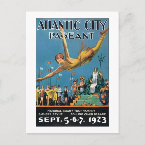 Atlantic City Pageant Postcard